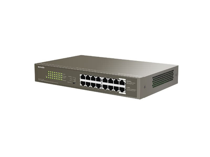 Tenda TEG1116P 16 150W 1000M PoE 16 Port Gigabit Ethernet Switch With