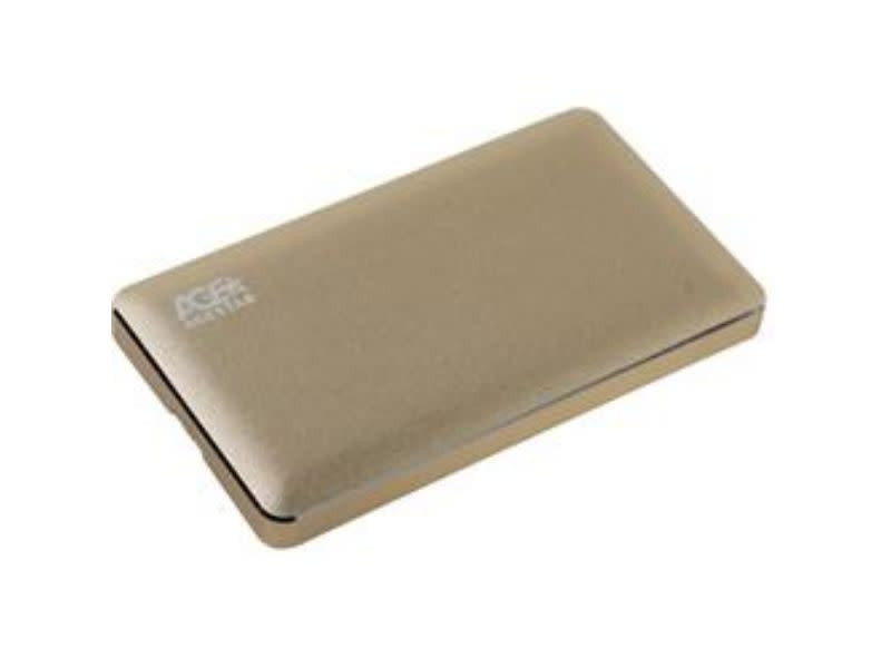 AgeStar USB 3.1 External 2.5'' Hard Drive Enclosure - Gold