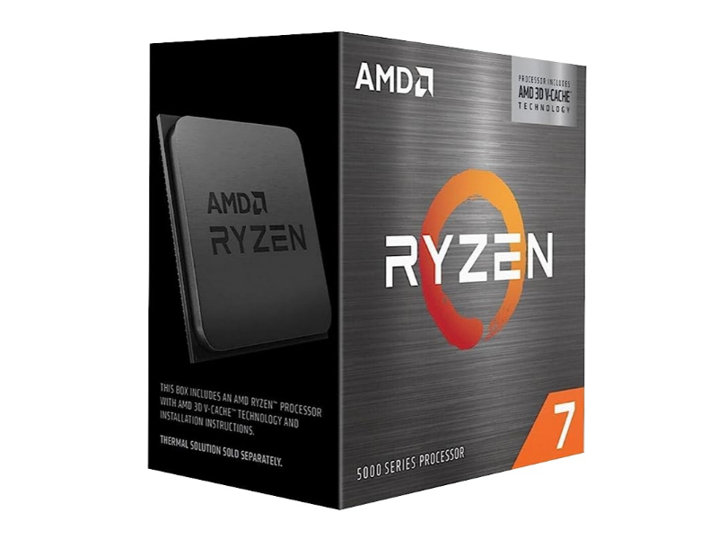 AMD Ryzen 7 5700X3D 3.0GHz up to 4.1GHz Boost, 8C/16T, AM4 Socket Desktop Processor