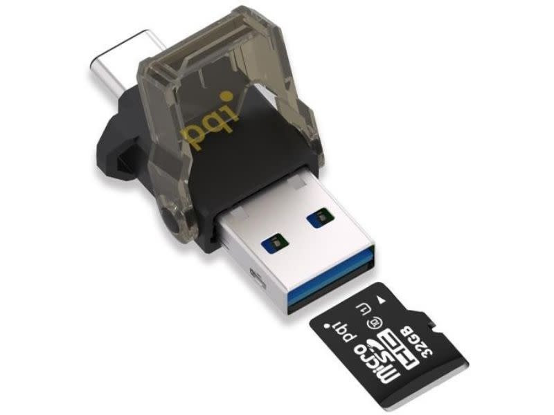 PQi Connect 312 Flash Drive type micro-reader for miCroSDHC/SDXC