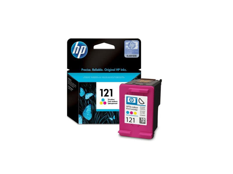 Genuine HP 121 Tri-color Ink Cartridge