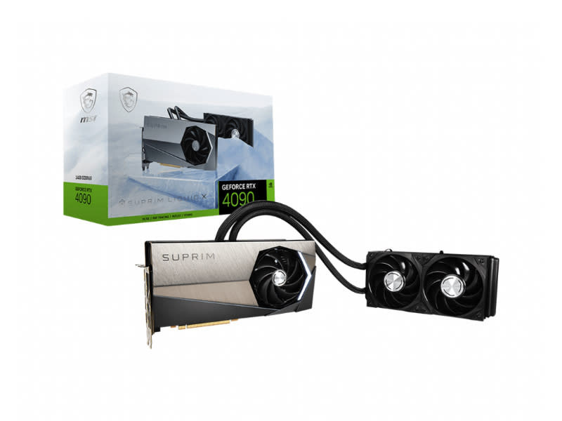 MSI GeForce RTX 4090 Suprim Liquid X 24G GDDR6X PCIe 4.0 Nvidia Graphics Card