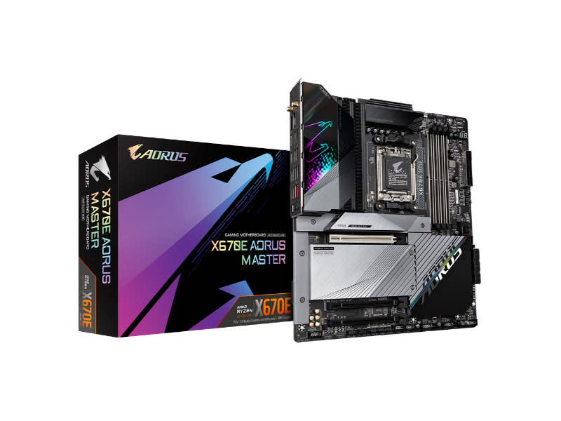 Gigabyte X670E Aorus Master AMD AM5 Socket PCIe 5.0 E-ATX Desktop Motherboard