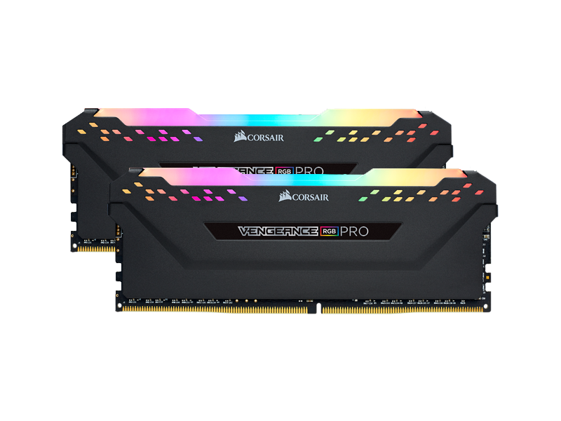 Corsair Vengeance RGB Pro 16GB (2 x 8GB) DDR4-3600MHz CL18 Intel OptimizedBlack Desktop Gaming Memory