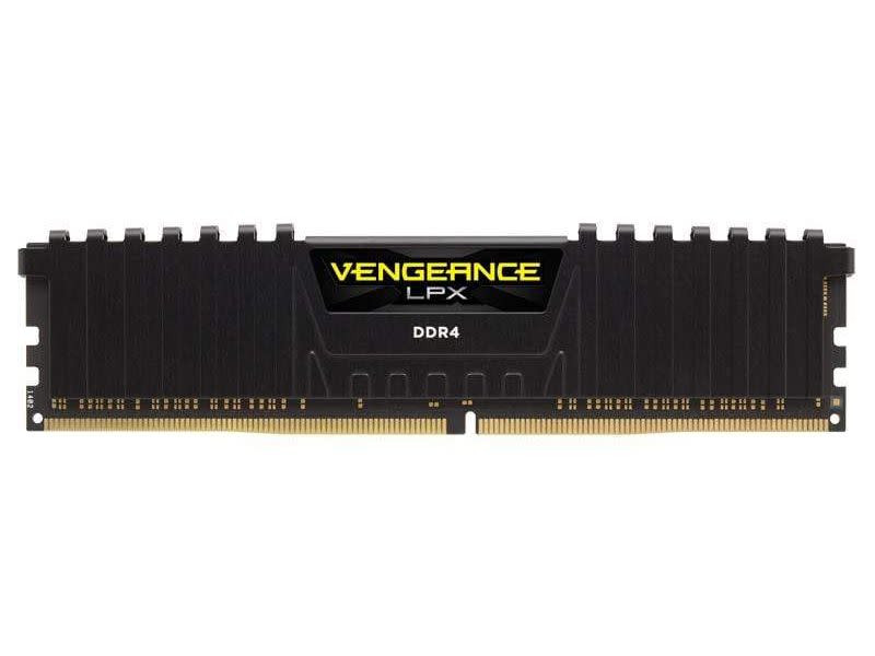 Corsair Vengeance LPX 16GB (1x16GB) DDR4-3000MHz CL16 1.35V Black Desktop Memory
