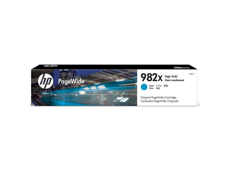 Genuine HP 982X High Yield Cyan PageWide Cartridge 16,000 Pages