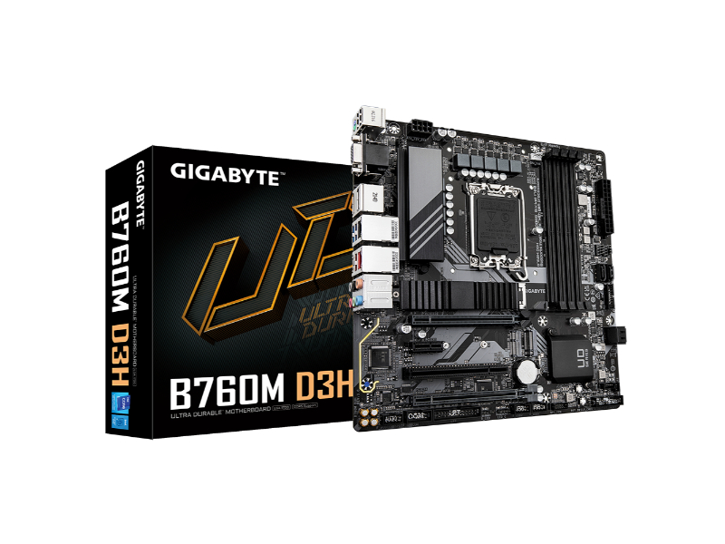 Gigabyte B760M D3H DDR5 Micro-ATX Intel Motherboard