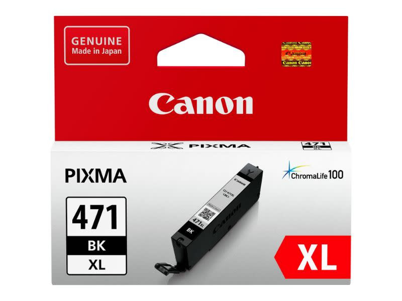 Canon Original CLI-471BK XL High Yield Black  Ink Cartridge