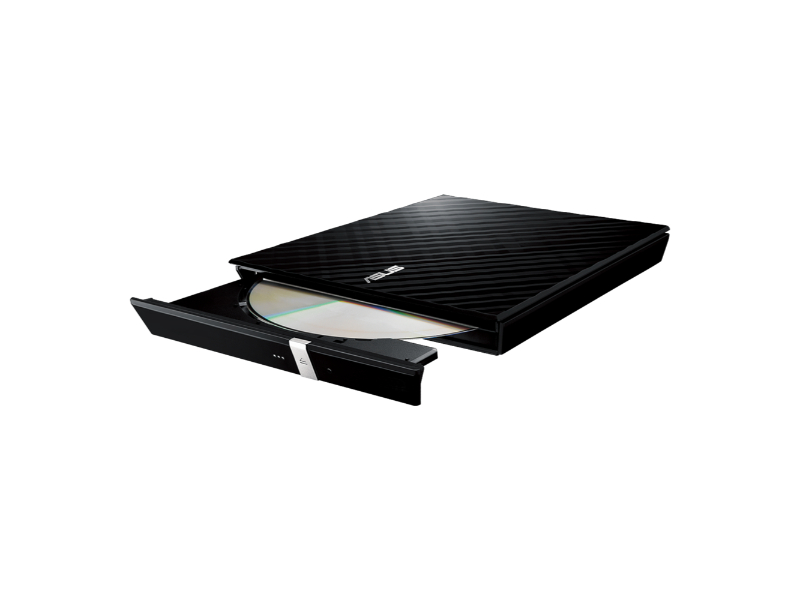 Asus SDRW-08D2S-U Lite Black Portable 8X DVD Burner With M-DISC Support