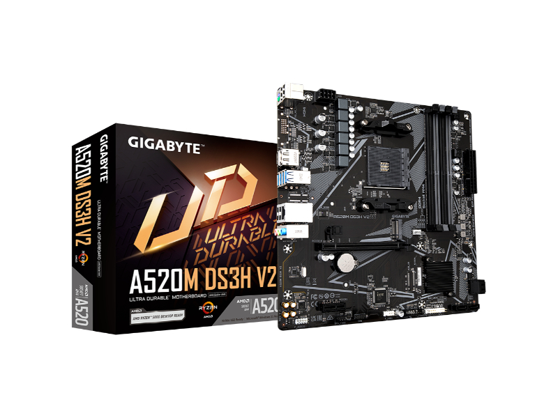 Gigabyte A520M DS3H V2 DDR4 AMD Micro-ATX Motherboard