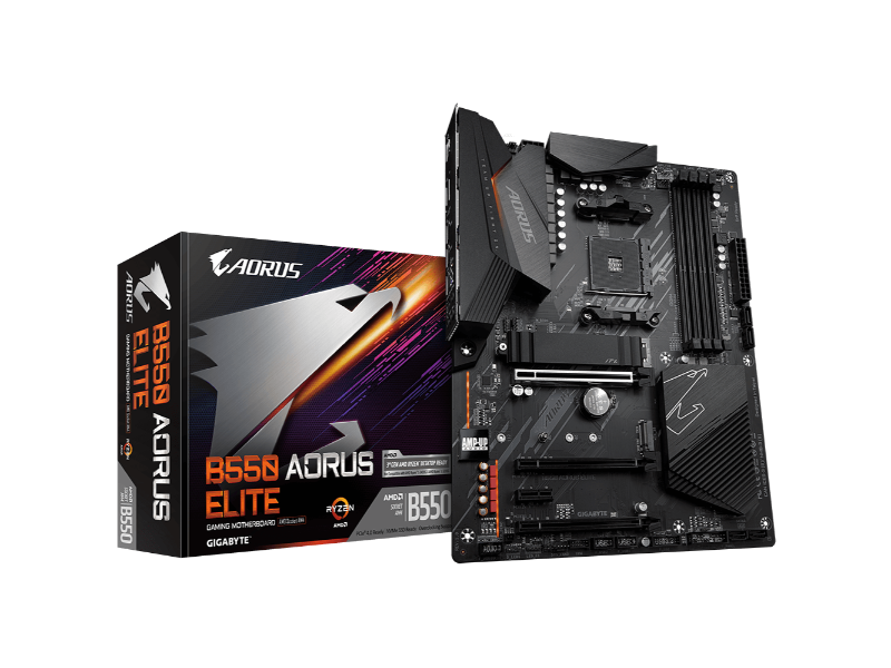 Gigabyte B550 AORUS ELITE AMD AM4 Socket ATX Desktop Motherboard