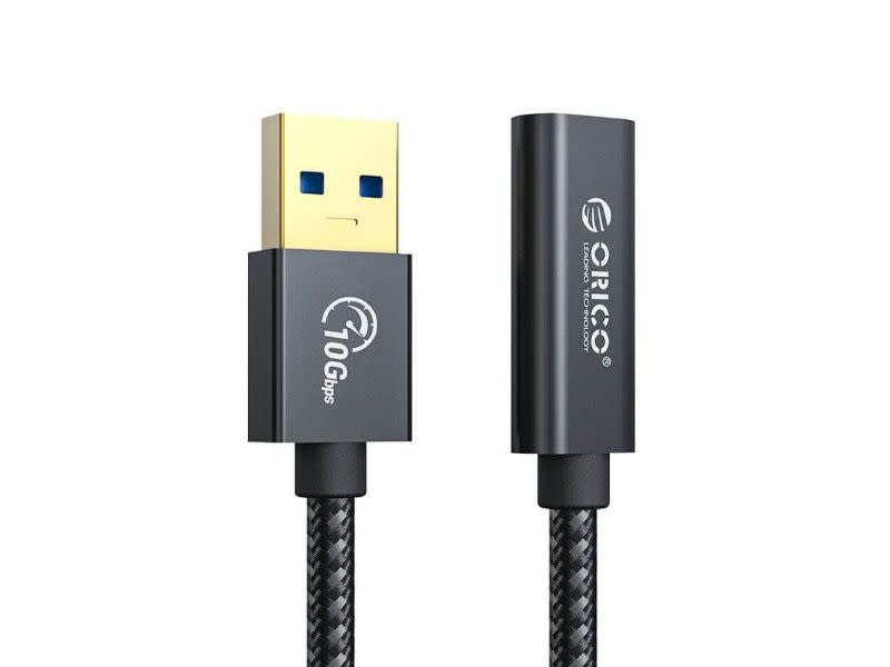 Orico 1m USB3.1 Male to Type-C Female Braided Data Cable