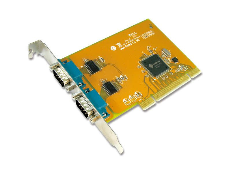 Sunix ser5037A 2-port RS-232 Universal PCI Serial Board