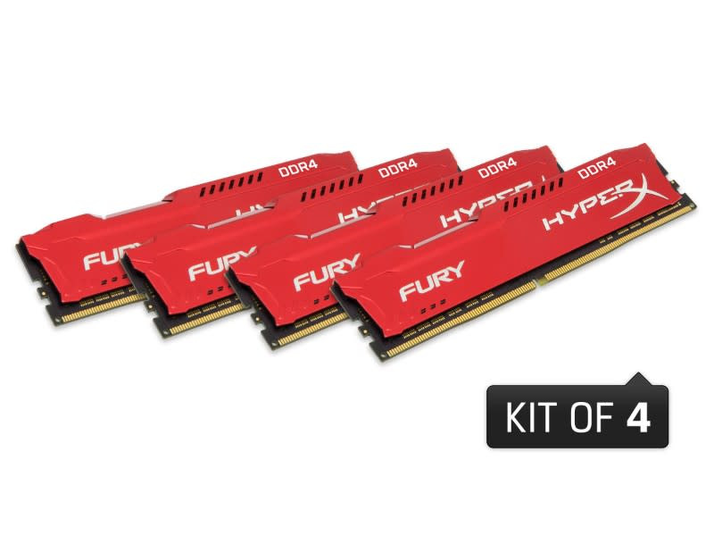 Kingston Hyper-X Fury 16GB X4 Kit DDR4-2400 