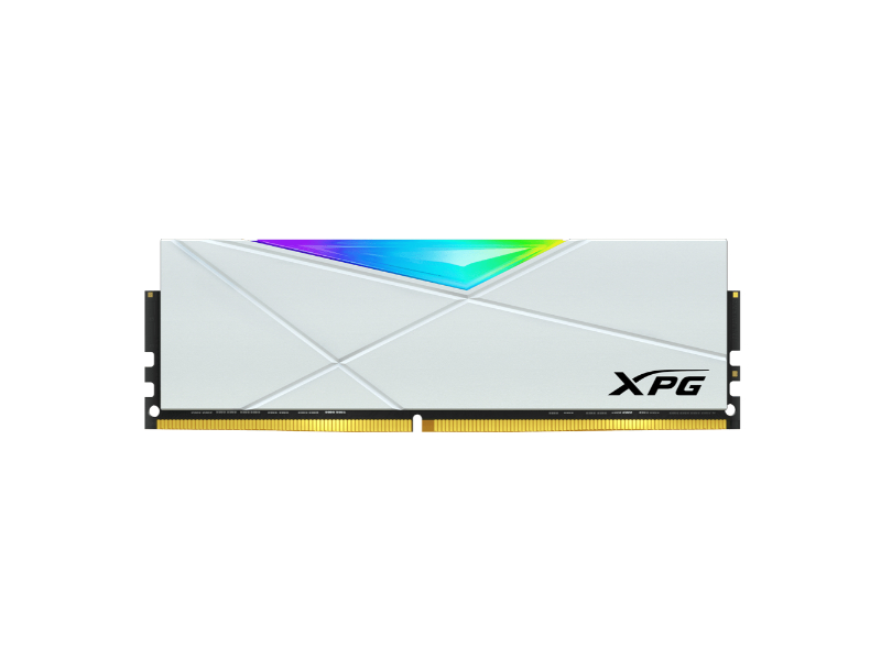 Adata XPG 16GB (1 x 16GB) Spectrix D50 DDR4-3600MHz CL18 RGB White Gaming Memory