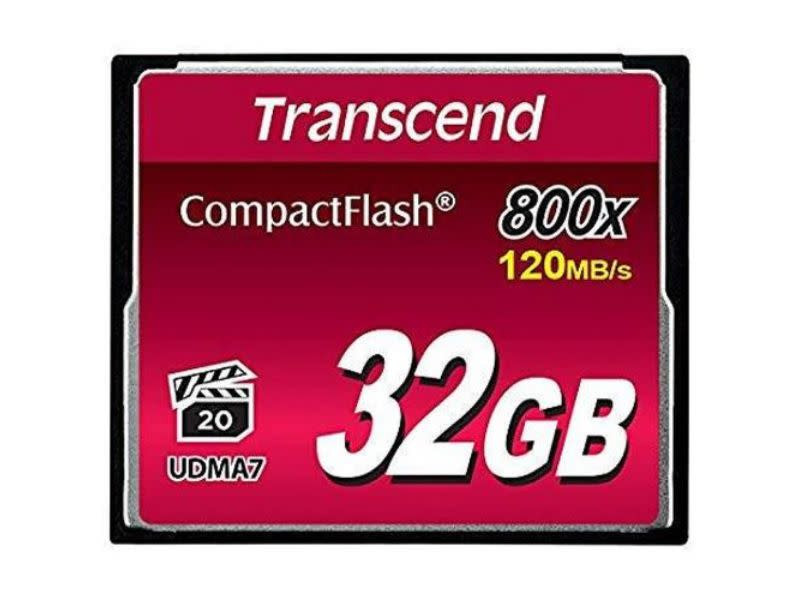 Transcend Compact Flash 800 32GB High Performance Memory Card