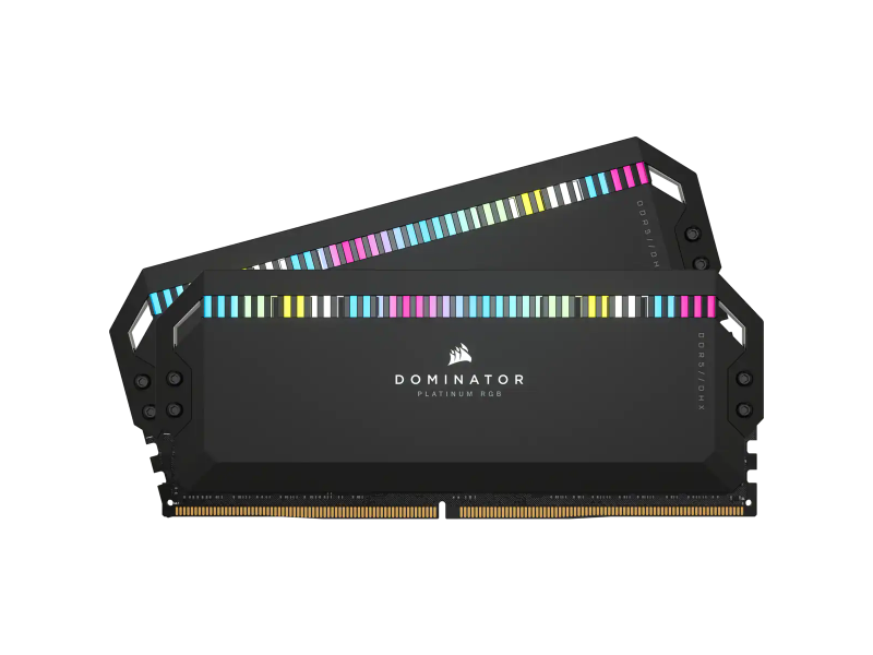 Corsair Dominator Platinum RGB 64GB (2 x 32GB) DDR5-5600MHz CL40 AMD Expo Optimized Black Gaming Desktop Memory