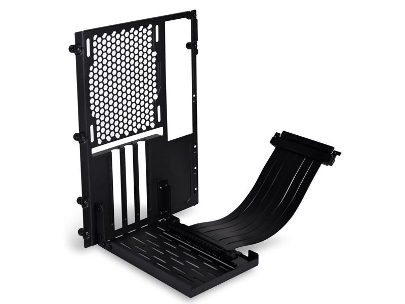 Lian-Li Black PCIe Gen 3.0 Vertical GPU Mount Riser Kit for O11 Dynamic Mini