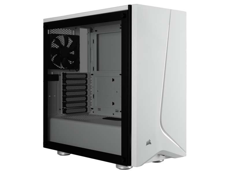 Corsair Carbide SPEC-06 Tempered Glass White Mid Tower Desktop Case