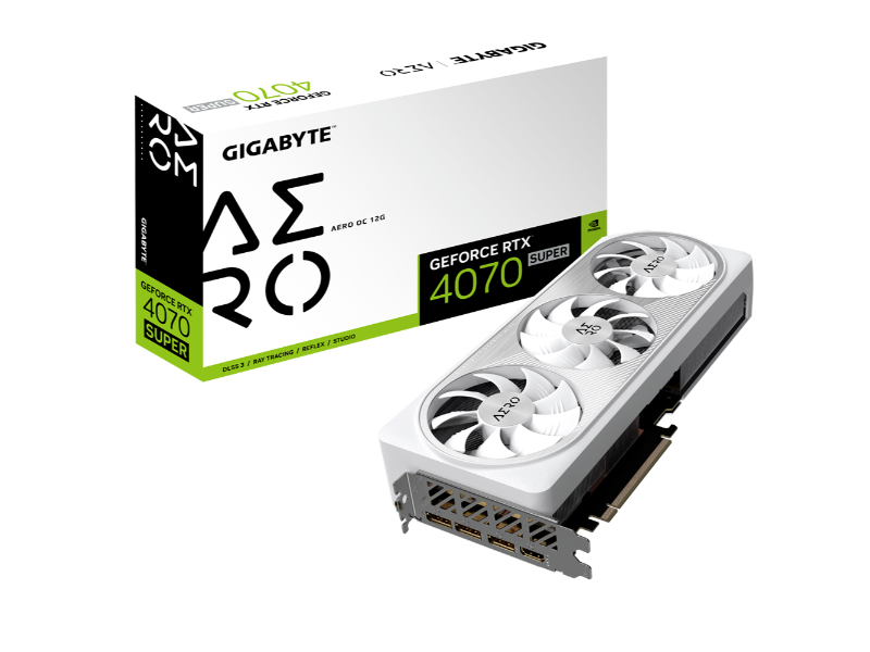 Gigabyte GeForce RTX 4070 Super Aero OC 12GB GDDR6X Nvidia Graphics Card