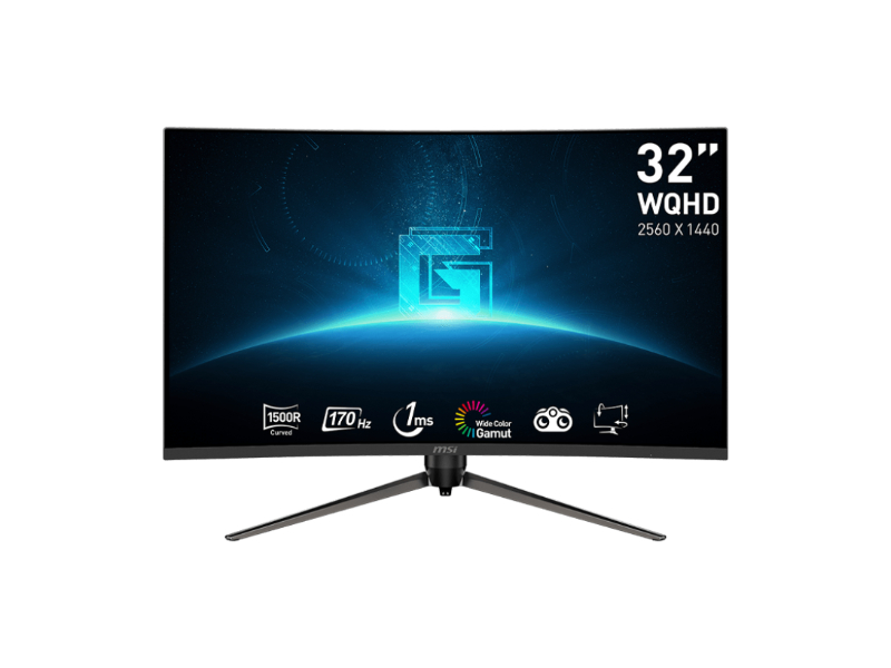 MSI G32CQ5P 31.5'' WQHD VA 170Hz Curved Gaming Monitor