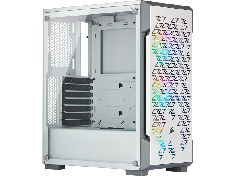 Corsair iCUE 220T RGB Airflow Tempered Glass Mid-Tower White Smart Case