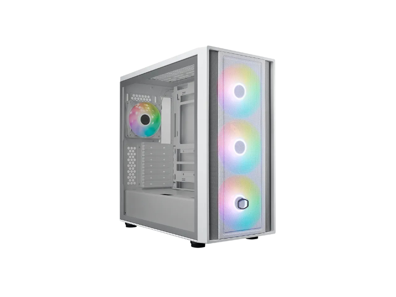 Cooler Master MasterBox 600 White Mid Tower Desktop PC Case