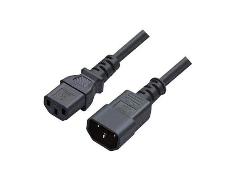 Unbranded IEC Power Extension Cable - 1.8m