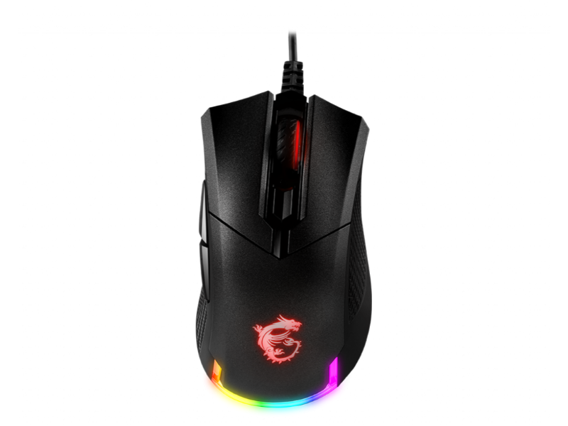 MSI Clutch GM50 RGB Ergonomic Black Wired Gaming Mouse