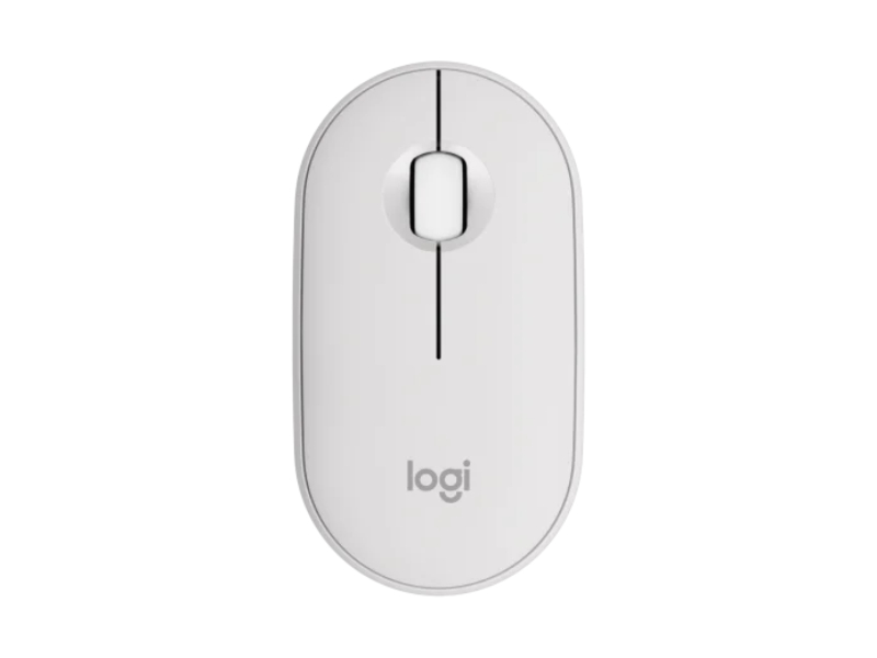 Logitech Pebble Mouse 2 M350s Tonal White Bluetooth Mouse
