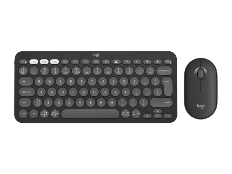 Logitech Pebble 2 Tonal Graphite Bluetooth Keyboard & Mouse Combo