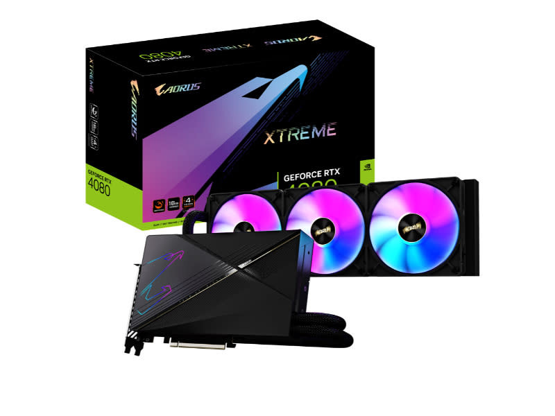 Gigabyte GeForce RTX 4080 Aorus Xtreme Waterforce 16GB GDDR6X Nvidia Graphics Card