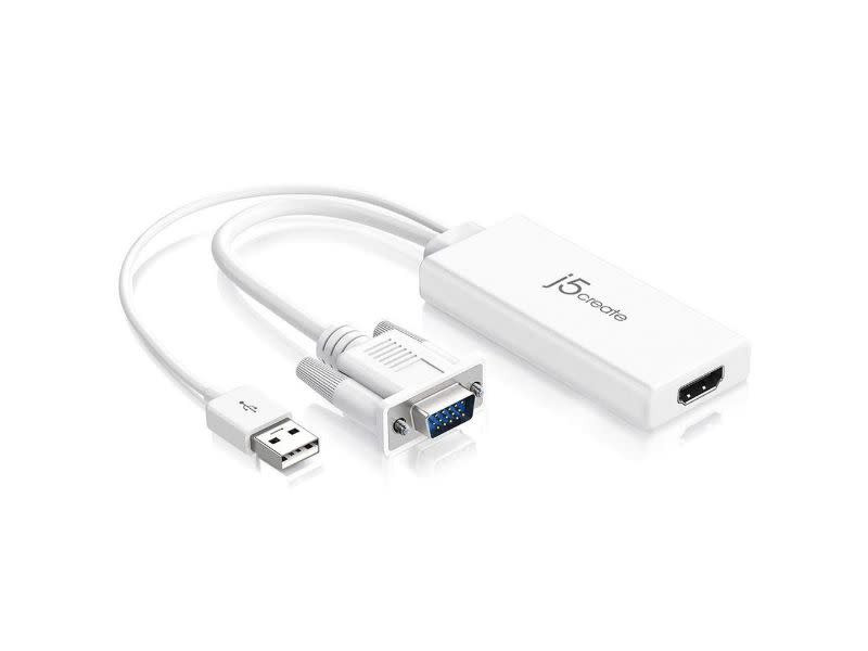 J5 Create  JDA214 VGA to HDMI Video Audio Adapter