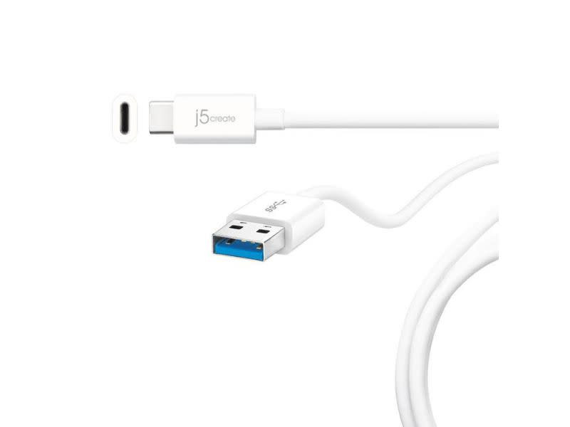 J5create JUCX06 USB 3.1 Type-C to Type-A Cable 1m