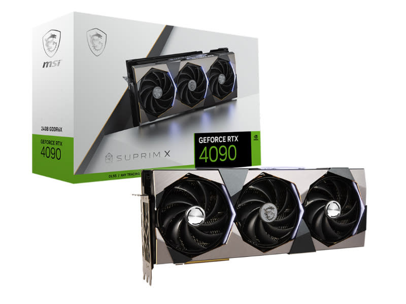 MSI Geforce RTX 4090 Suprim X 24GB GDDR6X Nvidia Graphics Card