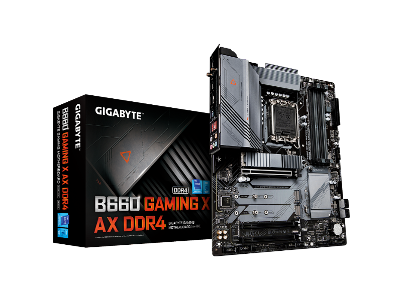 Gigabyte B660 Gaming X AX DDR4 WIFI Intel LGA1700 Alder Lake PCIe 4.0 ATX Desktop Motherboard