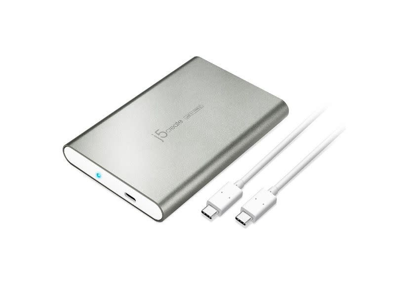 j5create JEE253 USB Type-C 2.5'' SATA III External Hard Drive Enclosure