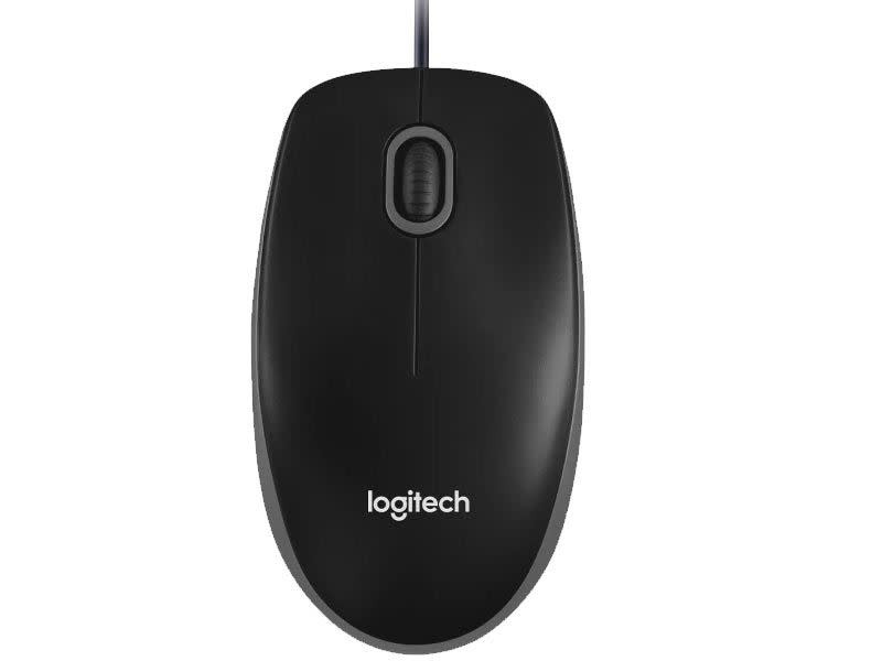 Logitech B100 Optical USB Mouse Black