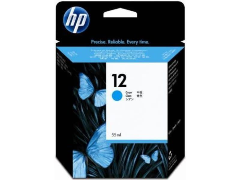 Genuine HP No.12 Cyan Ink Cartridge