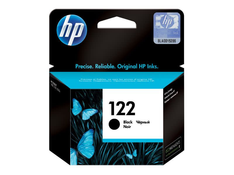 Genuine HP 122 Black Ink Cartridge