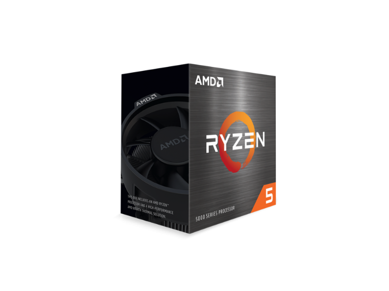 AMD Ryzen 5 5600X 3.7GHz up to 4.6GHz Boost, 6C/12T, AM4 Socket, Desktop Processor with Wraith Stealth Cooler