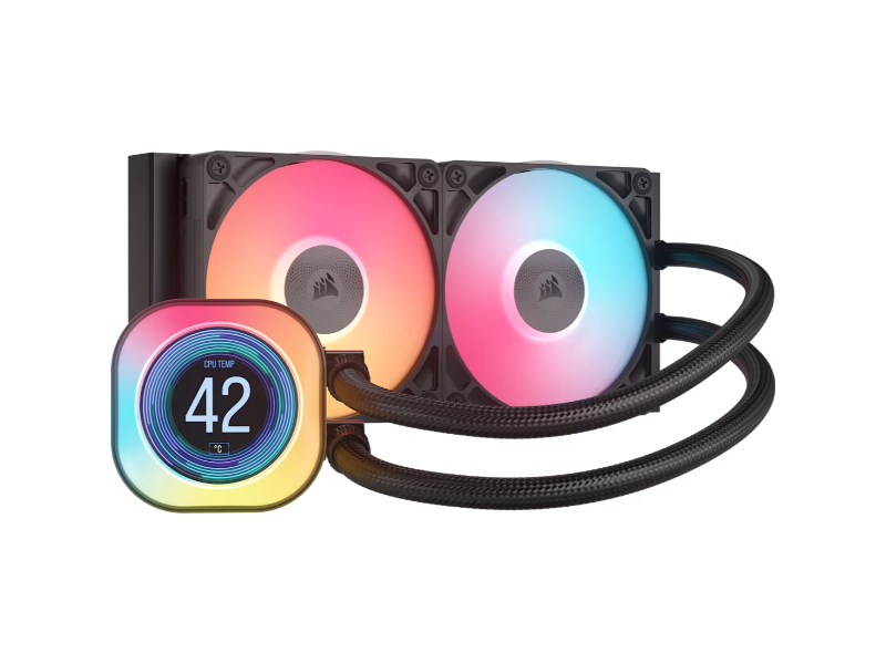 Corsair iCue Link Titan 240 RX RGB LCD AIO Liquid CPU Cooler