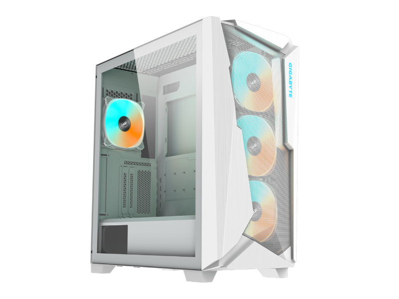 Gigabyte C301 Glass White V2 ARGB Mid Tower Case