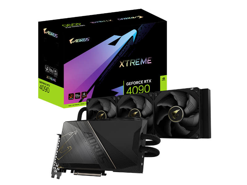 Gigabyte Geforce RTX 4090 Aorus Xtreme Waterforce 24GB GDDR6X PCIe 4.0 Nvidia Graphics Card