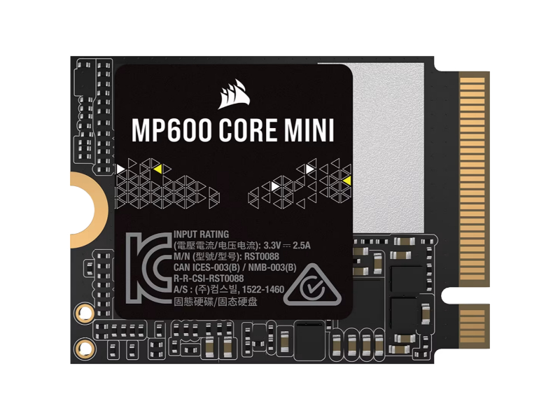 Corsair MP600 Core Mini 2TB PCIe 4.0 x4 NVMe 2230 M.2 Solid State Drive