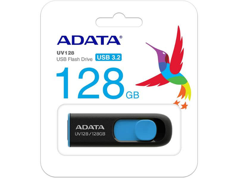 Adata 128GB USB 3.1 Black & Blue Flash Drive