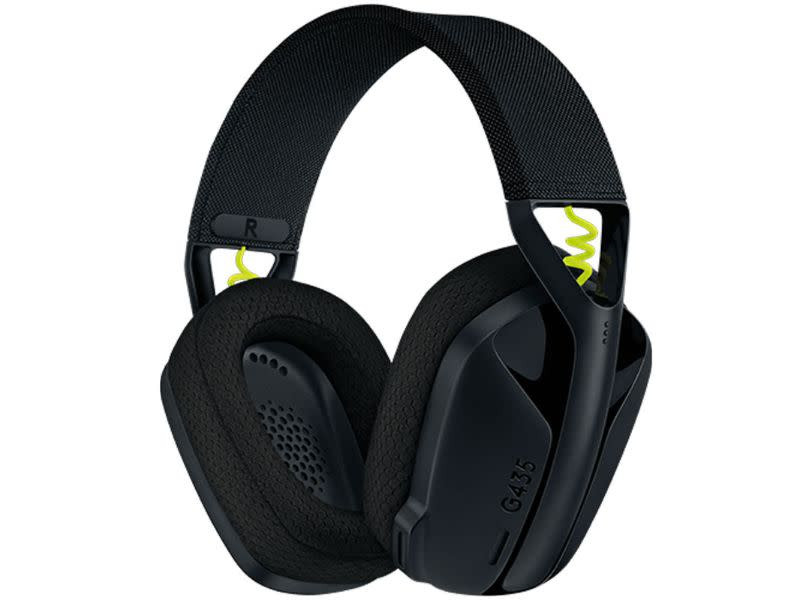Logitech G435 Lightspeed and Bluetooth Wireless Gaming Headset Black And Yellow
