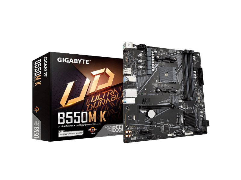 Gigabyte B550M K DDR4 AMD Desktop Motherboard