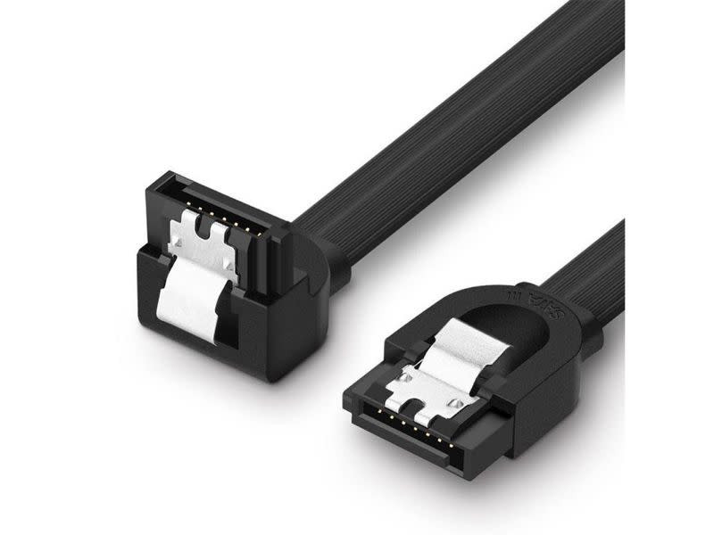 UGreen 90° SATA III 45cm Data Cable-Black