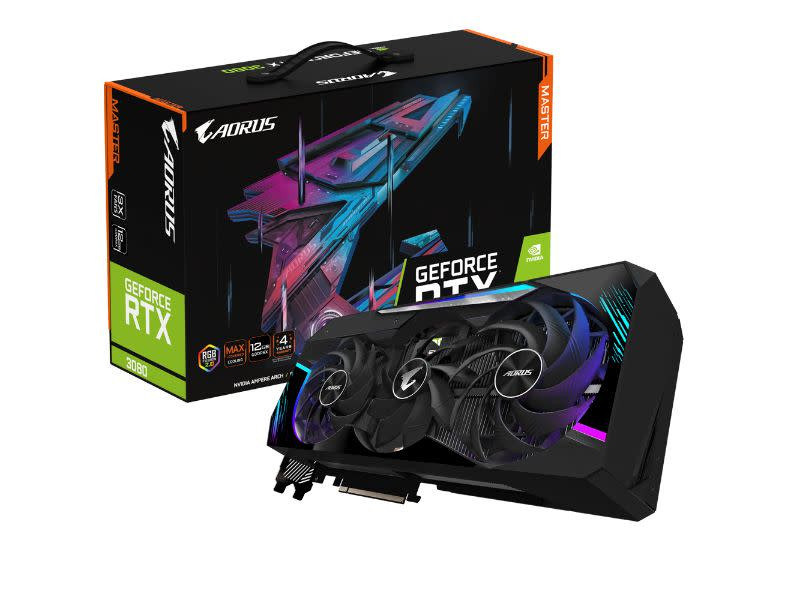 Gigabyte GeForce RTX 3080 AORUS MASTER 12GB GDDR6 Desktop Graphics Card